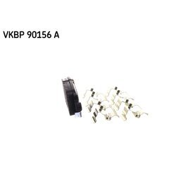 Sada brzdových platničiek kotúčovej brzdy SKF VKBP 90156 A - obr. 3