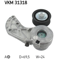 Napínacia kladka rebrovaného klinového remeňa SKF VKM 31318