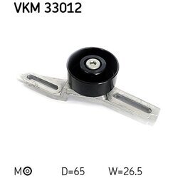Napínacia kladka rebrovaného klinového remeňa SKF VKM 33012