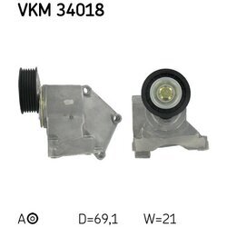 Napínacia kladka rebrovaného klinového remeňa SKF VKM 34018
