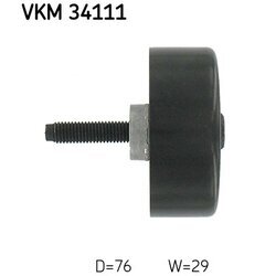 Vratná/vodiaca kladka rebrovaného klinového remeňa SKF VKM 34111 - obr. 2