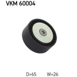 Vratná/vodiaca kladka rebrovaného klinového remeňa SKF VKM 60004