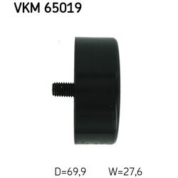 Vratná/vodiaca kladka rebrovaného klinového remeňa SKF VKM 65019 - obr. 2