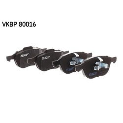 Sada brzdových platničiek kotúčovej brzdy SKF VKBP 80016 - obr. 1