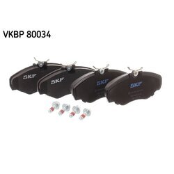 Sada brzdových platničiek kotúčovej brzdy SKF VKBP 80034 - obr. 1
