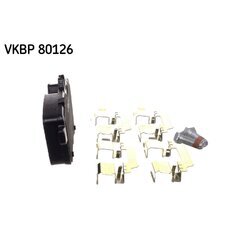 Sada brzdových platničiek kotúčovej brzdy SKF VKBP 80126 - obr. 3