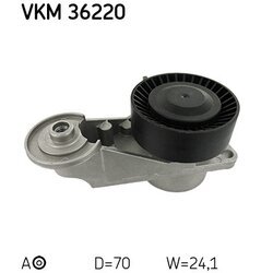 Napínacia kladka rebrovaného klinového remeňa SKF VKM 36220