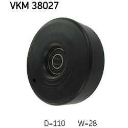 Vratná/vodiaca kladka rebrovaného klinového remeňa SKF VKM 38027