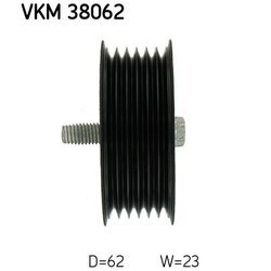 Vratná/vodiaca kladka rebrovaného klinového remeňa SKF VKM 38062 - obr. 1
