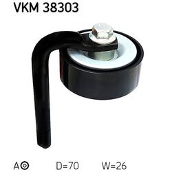 Napínacia kladka rebrovaného klinového remeňa SKF VKM 38303 - obr. 1
