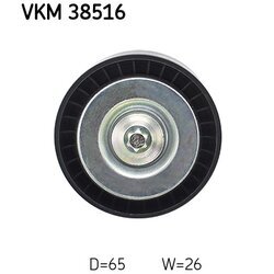 Vratná/vodiaca kladka rebrovaného klinového remeňa SKF VKM 38516 - obr. 1