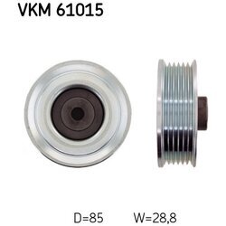 Vratná/vodiaca kladka rebrovaného klinového remeňa SKF VKM 61015