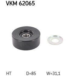 Napínacia kladka rebrovaného klinového remeňa SKF VKM 62065