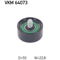 Vratná/vodiaca kladka rebrovaného klinového remeňa SKF VKM 64073
