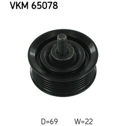 Vratná/vodiaca kladka rebrovaného klinového remeňa SKF VKM 65078