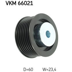 Vratná/vodiaca kladka rebrovaného klinového remeňa SKF VKM 66021 - obr. 1