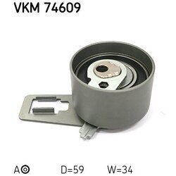 Napínacia kladka ozubeného remeňa SKF VKM 74609