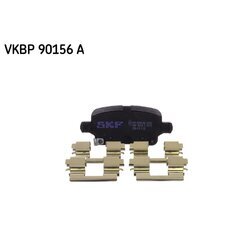 Sada brzdových platničiek kotúčovej brzdy SKF VKBP 90156 A
