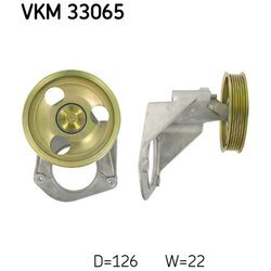 Vratná/vodiaca kladka rebrovaného klinového remeňa SKF VKM 33065
