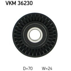 Vratná/vodiaca kladka rebrovaného klinového remeňa SKF VKM 36230 - obr. 1