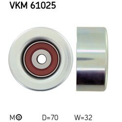 Vratná/vodiaca kladka rebrovaného klinového remeňa SKF VKM 61025