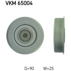 Napínacia kladka rebrovaného klinového remeňa SKF VKM 65004