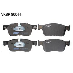 Sada brzdových platničiek kotúčovej brzdy SKF VKBP 80044