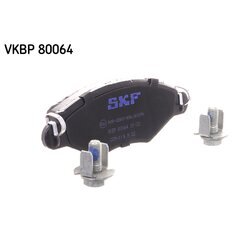Sada brzdových platničiek kotúčovej brzdy SKF VKBP 80064