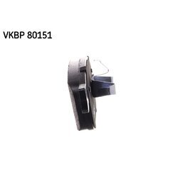 Sada brzdových platničiek kotúčovej brzdy SKF VKBP 80151 - obr. 3
