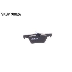 Sada brzdových platničiek kotúčovej brzdy SKF VKBP 90026 - obr. 2