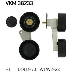 Napínacia kladka rebrovaného klinového remeňa SKF VKM 38233