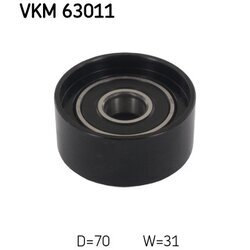Vratná/vodiaca kladka rebrovaného klinového remeňa SKF VKM 63011