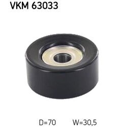 Vratná/vodiaca kladka rebrovaného klinového remeňa SKF VKM 63033