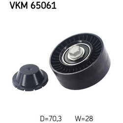 Vratná/vodiaca kladka rebrovaného klinového remeňa SKF VKM 65061