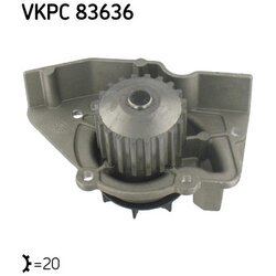 Vodné čerpadlo, chladenie motora SKF VKPC 83636