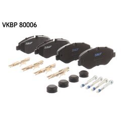 Sada brzdových platničiek kotúčovej brzdy SKF VKBP 80006 - obr. 1