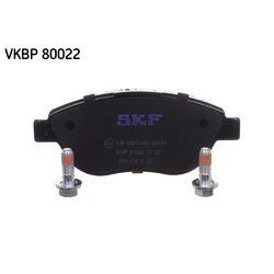 Sada brzdových platničiek kotúčovej brzdy SKF VKBP 80022 - obr. 1