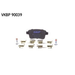 Sada brzdových platničiek kotúčovej brzdy SKF VKBP 90039