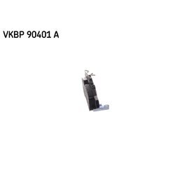 Sada brzdových platničiek kotúčovej brzdy SKF VKBP 90401 A - obr. 3