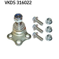 Zvislý/nosný čap SKF VKDS 316022