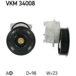 Napínacia kladka rebrovaného klinového remeňa SKF VKM 34008
