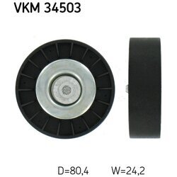 Vratná/vodiaca kladka rebrovaného klinového remeňa SKF VKM 34503