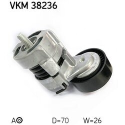 Napínacia kladka rebrovaného klinového remeňa SKF VKM 38236 - obr. 1