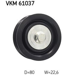 Vratná/vodiaca kladka rebrovaného klinového remeňa SKF VKM 61037 - obr. 1