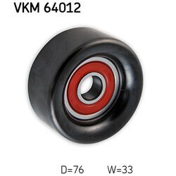 Vratná/vodiaca kladka rebrovaného klinového remeňa SKF VKM 64012
