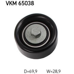 Vratná/vodiaca kladka rebrovaného klinového remeňa SKF VKM 65038