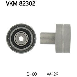 Obehová/vodiaca kladka ozubeného remeňa SKF VKM 82302