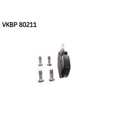 Sada brzdových platničiek kotúčovej brzdy SKF VKBP 80211 - obr. 1