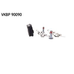 Sada brzdových platničiek kotúčovej brzdy SKF VKBP 90090 - obr. 3