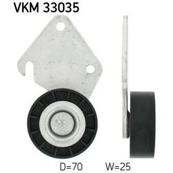 Vratná/vodiaca kladka rebrovaného klinového remeňa SKF VKM 33035